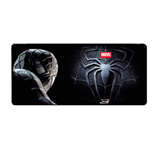 Килимок 300*800 тканинний Spider Man 11 з боковою прошивкою, товщина 3 мм, Black, Пакет