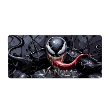 Килимок 300*800 тканинний Venom з боковою прошивкою, товщина 3 мм, Black, Пакет