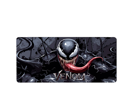 Килимок 300*800 тканинний Venom з боковою прошивкою, товщина 3 мм, Black, Пакет Килимок 300*800 тканинний Venom з боковою прошивкою, товщина 3 мм, Black, Пакет