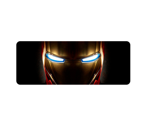 Килимок 300*800 тканинний Iron Man 14 з боковою прошивкою, товщина 2 мм, Пакет