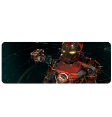 Килимок 300*800 тканинний Iron Man 25 з боковою прошивкою, товщина 2 мм, Пакет