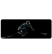 Килимок 300*800 тканинний Бетмен з боковою прошивкою, товщина 2 мм, Black, Пакет
