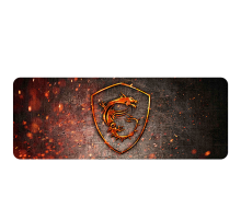 Килимок 300*600 тканинний MSI Fire Dragon з боковою прошивкою, товщина 2 мм, Black/red, Пакет Килимок 300*600 тканинний MSI Fire Dragon з боковою прошивкою, товщина 2 мм, Black/red, Пакет