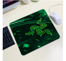 Килимок 200*240 тканинний RAZER 8, товщина 2 мм, колір Black/Green, Пакет