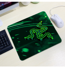 Килимок 200*240 тканинний RAZER 8, товщина 2 мм, колір Black/Green, Пакет