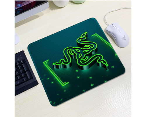 Килимок 200*240 тканинний RAZER 9, товщина 2 мм, колір Black/Green, Пакет Килимок 200*240 тканинний RAZER 9, товщина 2 мм, колір Black/Green, Пакет