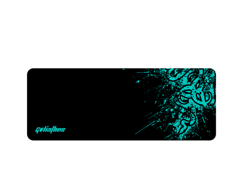 Килимок 300*700 тканинний RAZER GALIAFHUS з боковою прошивкою, товщина 3 мм, колір Black/Turquoise, OEM