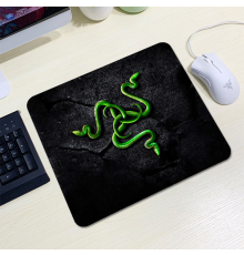 Килимок 200*240 тканинний RAZER 11, товщина 2 мм, колір Black/Green, Пакет