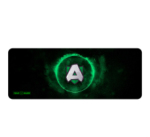 Килимок 300*700 тканинний RAZER TEAM з боковою прошивкою, товщина 3 мм, колір Black/Green, OEM