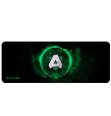 Килимок 300*700 тканинний RAZER TEAM з боковою прошивкою, товщина 3 мм, колір Black/Green, OEM