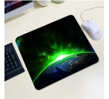 Килимок 200*240 тканинний RAZER 15, товщина 2 мм, колір Black/Green, Пакет
