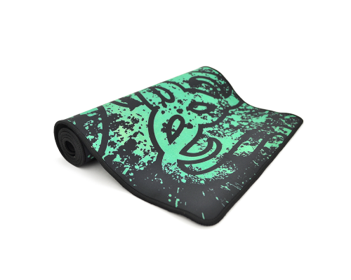 Килимок 300 * 800 тканинної RAZER з бічної прошивкою, товщина 3 мм, колір Black-green, Пакет