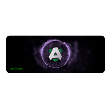 Килимок 300*700 тканинний RAZER TEAM з боковою прошивкою, товщина 3 мм, колір Black/Violet, OEM
