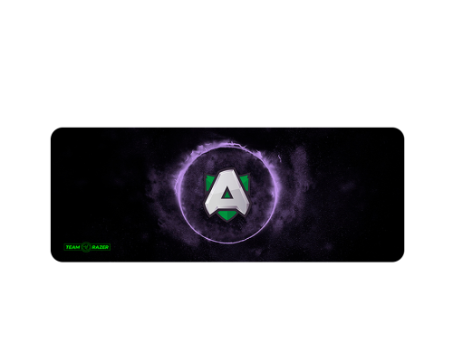 Килимок 300*700 тканинний RAZER TEAM з боковою прошивкою, товщина 3 мм, колір Black/Violet, OEM