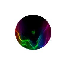 Килимок 200*200 мм тканинний RAZER 6 з боковою прошивкою (круглий), товщина 3 мм, Пакет