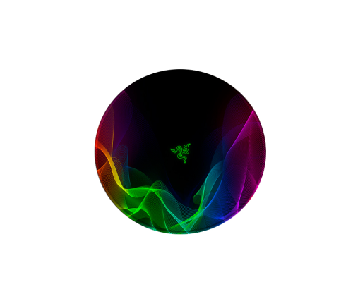 Килимок 200*200 мм тканинний RAZER 6 з боковою прошивкою (круглий), товщина 3 мм, Пакет