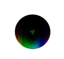 Килимок 200*200 мм тканинний RAZER 1 з боковою прошивкою (круглий), товщина 2 мм, Пакет
