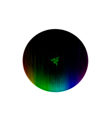 Килимок 200*200 мм тканинний RAZER 1 з боковою прошивкою (круглий), товщина 2 мм, Пакет