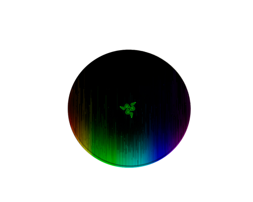 Килимок 200*200 мм тканинний RAZER 1 з боковою прошивкою (круглий), товщина 2 мм, Пакет