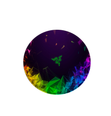 Килимок 200*200 мм тканинний RAZER 2 з боковою прошивкою (круглий), товщина 2 мм, Пакет