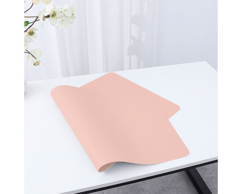 Килимок 300 * 600 шкірзам, двосторонній, товщина 3 мм, Pink, BOX