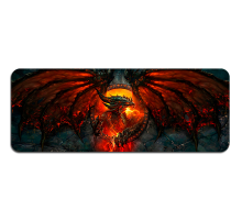 Килимок 300*600 тканинний World of Warcraft Dragon з боковою прошивкою, товщина 2 мм, Пакет
