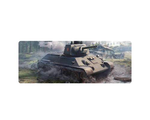Килимок 300*700 тканинний World of Tanks-64, товщина 2 мм, OEM