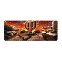 Килимок 300*700 тканинний World of Tanks-37, товщина 2 мм, OEM