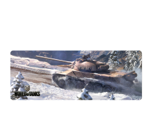 Килимок 300*700 тканинний World of Tanks-24, товщина 2 мм, Mix Color, OEM