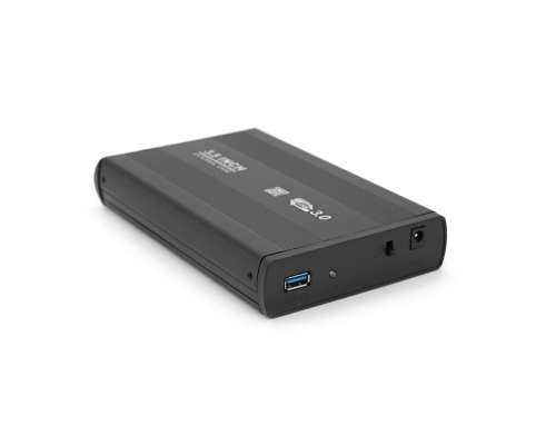 Карман , 3,5 "алюмінієвий корпус, інтерфейс USB3.0 SATA, Black Карман , 3,5 "алюмінієвий корпус, інтерфейс USB3.0 SATA, Black