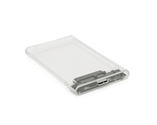 Карман ShuoLe U25E30, 2,5"прозорийй корпус,интерфейс USB3.0 SATA, transparent
