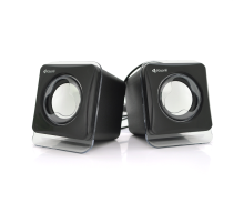 Колонки 2.0 Kisonli V410 для ПК і ноутбука, USB + 3.5mm, 2x1.5W, 20Hz- 20KHz, Black, BOX, Q80