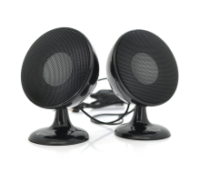 Колонки 2.0 Kisonli S-888 для ПК и ноутбука, USB + 3.5mm, 2x3W, 20Hz- 20KHz, Black, BOX, Q60