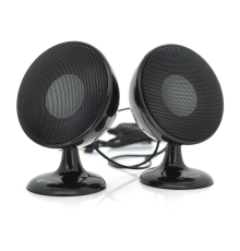 Колонки 2.0 Kisonli S-888 для ПК и ноутбука, USB + 3.5mm, 2x3W, 20Hz- 20KHz, Black, BOX, Q60