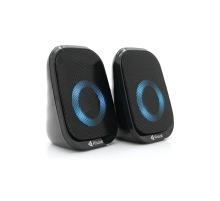 Колонки 2.0 Kisonli X7 для ПК та ноутбука, USB + 3.5mm, 2x3W, 20Hz-20KHz, Black Колонки 2.0 Kisonli X7 для ПК та ноутбука, USB + 3.5mm, 2x3W, 20Hz-20KHz, Black
