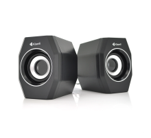 Колонки 2.0 Kisonli A-101S для ПК і ноутбука, USB + 3.5mm, 2x3.5W, 20Hz- 20KHz, Black, BOX, Q80