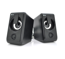 Колонки 2.0 Kisonli L-1010 для ПК та ноутбука, USB + 3.5mm, 2x3W, 20Hz-20KHz, Black, BOX, Q50