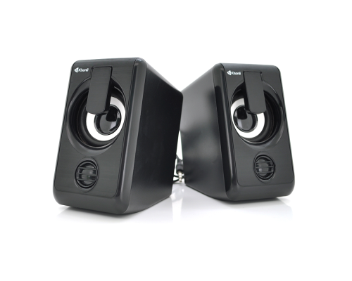 Колонки 2.0 Kisonli L-1010 для ПК та ноутбука, USB + 3.5mm, 2x3W, 20Hz-20KHz, Black, BOX, Q50 Колонки 2.0 Kisonli L-1010 для ПК та ноутбука, USB + 3.5mm, 2x3W, 20Hz-20KHz, Black, BOX, Q50