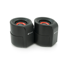 Колонки 2.0 Kisonli A-909 для ПК та ноутбука, USB + 3.5mm, 2x3W, 20Hz-20KHz, 190х95х110mm, black