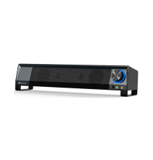 Колонки 2.0 Kisonli X2 для ПК та ноутбука, USB + 3.5mm, 2x3W, 20Hz-20KHz, DC: 5V, Black, BOX, Q30