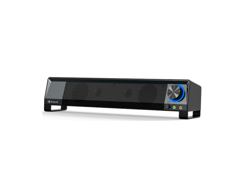Колонки 2.0 Kisonli X2 для ПК та ноутбука, USB + 3.5mm, 2x3W, 20Hz-20KHz, DC: 5V, Black, BOX, Q30