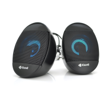 Колонки 2.0 Kisonli L-7070 для ПК і ноутбука, USB + 3.5mm, 2x3W, 20Hz- 20KHz, Black, BOX, Q50