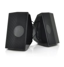 Колонки 2.0 Kisonli S-333 для ПК і ноутбука, USB + 3.5mm, 2x3W, 20Hz- 20KHz, Black, BOX, Q50