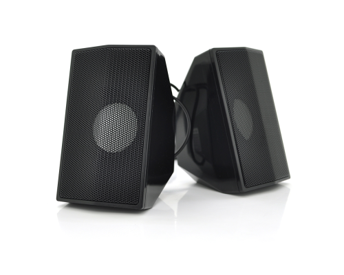 Колонки 2.0 Kisonli S-333 для ПК і ноутбука, USB + 3.5mm, 2x3W, 20Hz- 20KHz, Black, BOX, Q50