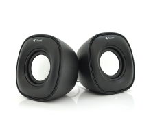 Колонки 2.0 Kisonli V350 для ПК і ноутбука, USB + 3.5mm, 2x1,5W, 20Hz- 20KHz, Black, BOX, Q60