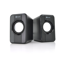 Колонки 2.0 Kisonli S-444 для ПК і ноутбука, USB + 3.5mm, 2x3W, 20Hz- 20KHz, Black, BOX, Q60