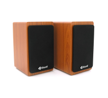 Колонки 2.0 Kisonli X23 для ПК та ноутбука, USB + 3.5mm, 2x5W, 30Hz-15KHz, 110 х 127 х 183mm, Black