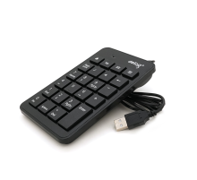 Цифрова клавіатура USB Deyilong DY-900 для ноутбука, довжина кабеля 130см, Black, 23к, Box