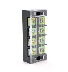 Клемна колодка 4-розрядна TB-4504 45A/600V, переріз дроту 0,5-4,0мм2, 50 шт в упаковці, ціна за штуку