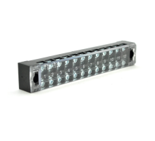 Клемна колодка 12-розрядна TB-1512 15A/600V, переріз дроту 0,5-1,5мм2, 50 шт в упаковці, ціна за штуку